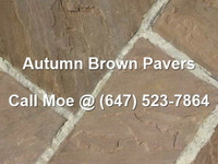 Dark Brown Patio Paving Stones Dark Brown Sandstone Pavers Markham / York Region Toronto (GTA) Preview