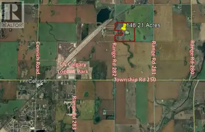 Future Industrial Development Land for sale! This property is located within the Conrich Area Struct...