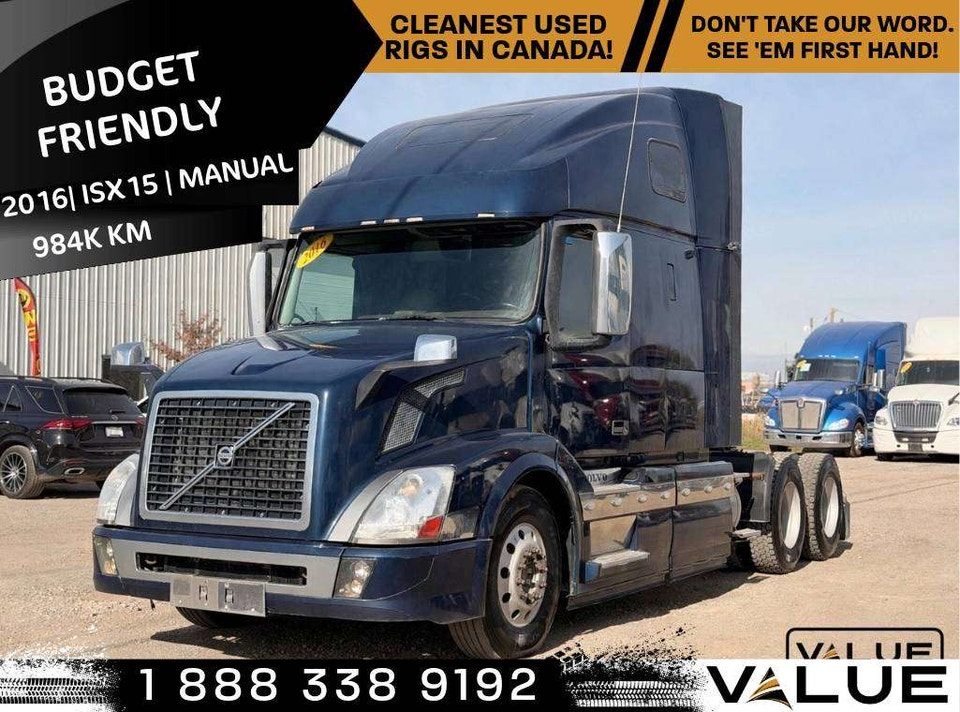 2016 Volvo VNL670 ISX15 | 450 HP | MANUAL | Farming Equipment | Calgary ...