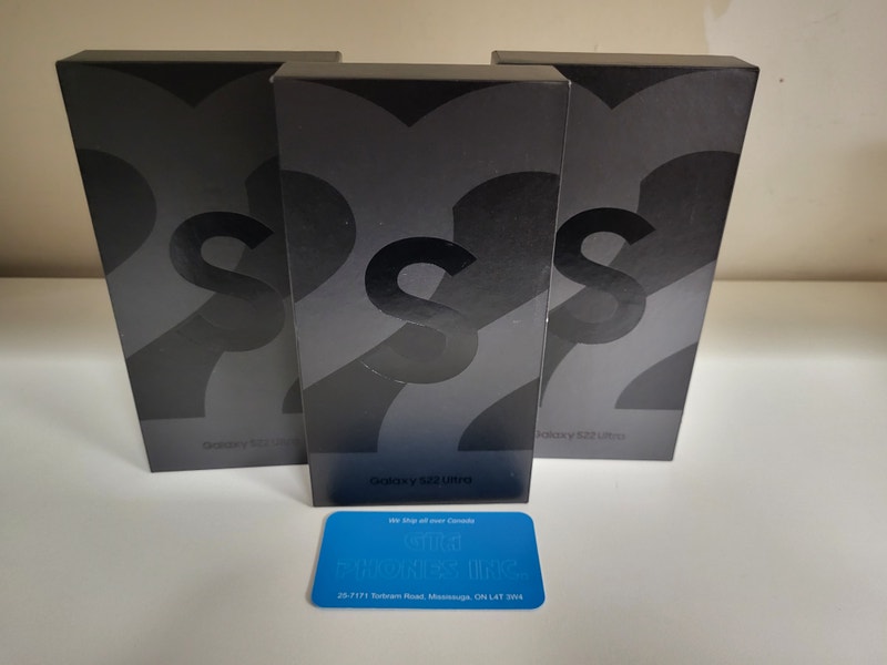 BRAND NEW Samsung Galaxy S22 ULTRA 5G 128GB Unlocked Cell Phones