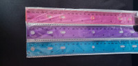 Flexible rulers, $1.00 each