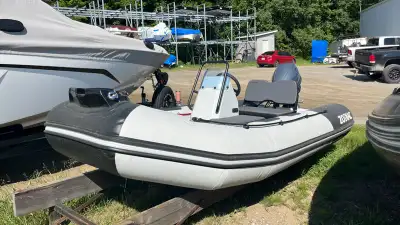 MLM - Muskoka Region Take on the water with the 2023 Zodiac Open 3.4, a durable and compact rigid in...
