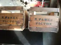 Vintage Apple Boxes at Porkie's Antique Emporium