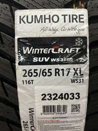 4 Brand New Kumho WinterCraft SUV WS31 265/65R17 Ottawa Ottawa / Gatineau Area Preview