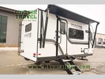 Grand Design Imagine AIM 14MS travel trailer highlights: Murphy Bed Slide Out Kitchen Shelves 12' Po...