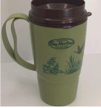 Tim Hortons Green Canadian Geese Insulated Travel Tumbler w/Lid