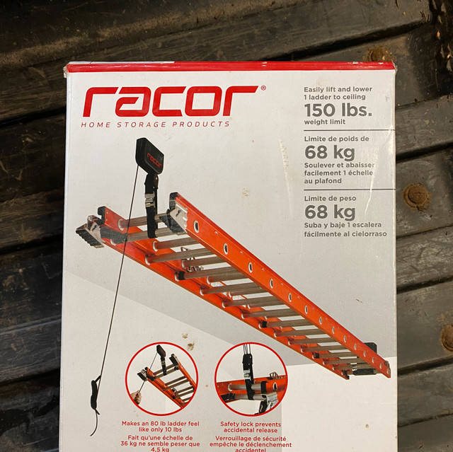 Ladder lift for garage/basement. - brand new in Ladders & Scaffolding in Bridgewater