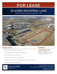 3.5 ACRES INDUSTRIAL LAND