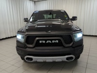Remarkably capable, our 2022 RAM 1500 Rebel Crew Cab 4X4 is a terrific trail truck with a rugged Dia... (image 2)