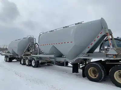 2008 Tremcar 2,200 Cu Ft Aluminum dry bulk tanker trailers. New safety inspections, ready to work!