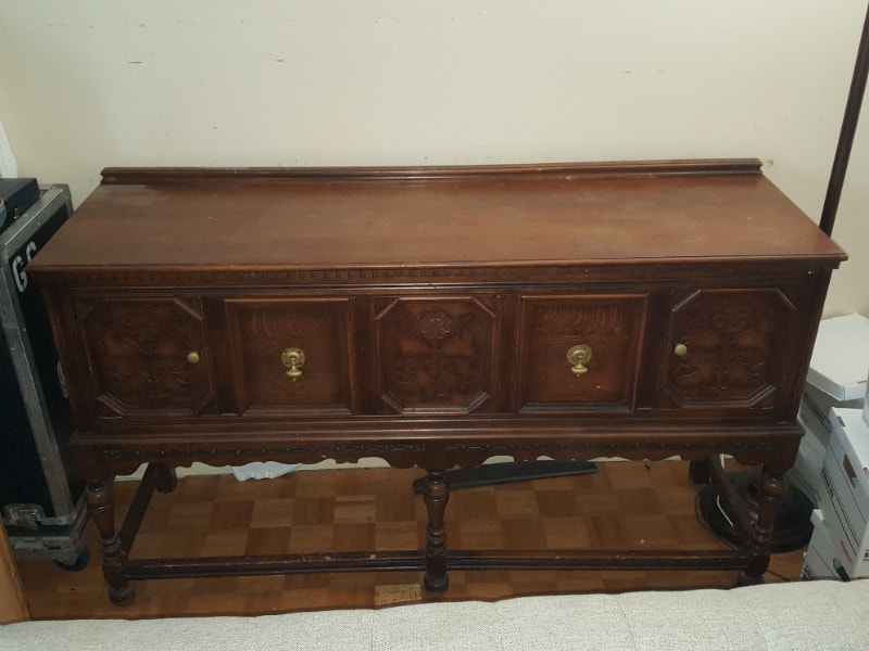 80 year old Antique Sideboard 20Take It Away Hutches & Display
