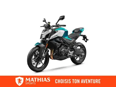 Concessionnaire des véhicules neufs et d'occasion. Sportive CF MOTO 450NK 2026 La 450NK n'est pas se...