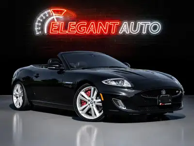 2013 Jaguar XK R Convertible Black Exterior on Black Interior comes with Heated Seats & Steering, Co...