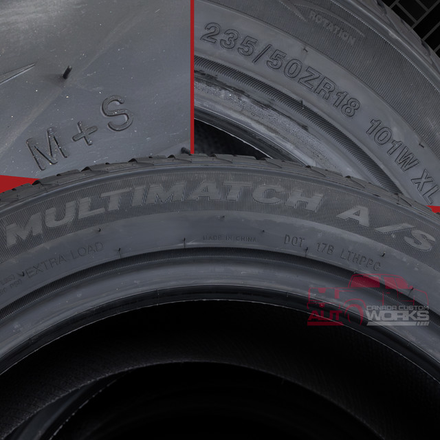 BRAND NEW! 235/50R18 - ALL WEATHER TIRES - ONLY $135/each! in Tires & Rims in Grande Prairie - Image 3