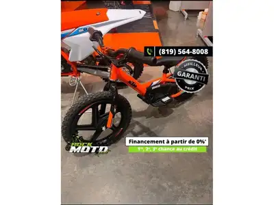 KTM STACYC 12e Drive Rock Moto Sport Sherbrooke, Kawasaki, KTM, Cf Moto, Arctic Cat, Vespa, Piaggo,...