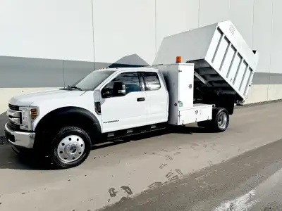 ! HARD TO FIND ALUMINIUM CHIPPER DUMP TRUCK ! EXTENDED CAB 4X4 DIESEL ! ONLY 113,000KMS ! 2019 Ford...
