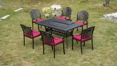 Brand New 7pcs Patio Furniture Set with BBQ Table Special $1699, View more