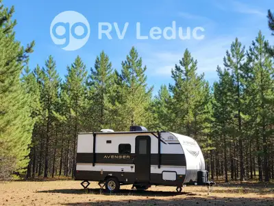 The 2026 Avenger 16BHX by Prime Time (Forest River) is a compact, ultra-light bunkhouse travel trail...