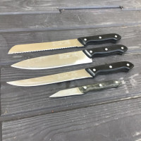 Set of Slitzer stainless steel kitchen knives