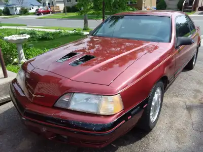 1987's "Motor Trend car of the year" I've owned it for 30 years. S .O.H.C. 2.3 turbocharged/aftercoo...