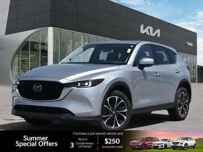 Experience sophisticated design and exhilarating performance with this striking silver 2023 Mazda CX...