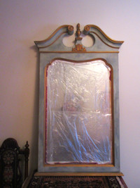 LARGE VINTAGE PIER MIRROR FEDERAL STYLE, PALACIAL