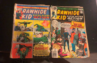 2 vintage Rawhide Kid comic books