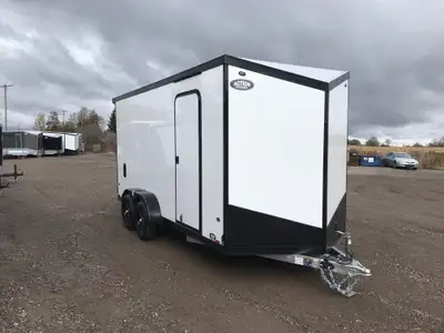 LEGACY SERIES ALL ALUMINUM FRAME 7' X 16' TANDEM AXLE CARGO W/ BARN DOORS AND POLYCORE PANEL UPGRADE...