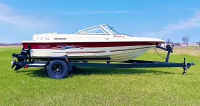2009 Grew 170 LE, 3.0L Mercruiser and Trailer Interior is in excellent condition Fully serviced read...