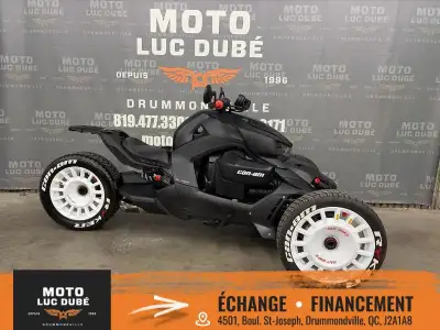 2022 Can-Am Ryker 900 Rally Can-Am Ryker 900 Rally 2022 SEULEMENT 3 206 KM MODÈLE RALLY AVEC SUSPENS...