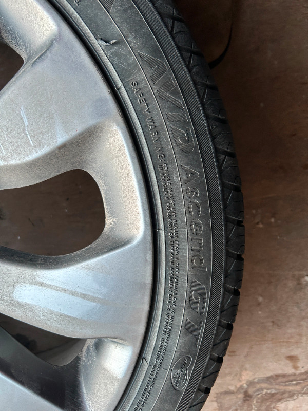 19” Chevrolet Malibu rims and summer tires in Tires & Rims in Winnipeg - Image 4