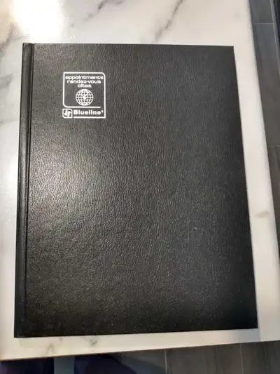 Blueline Black Appointment Book, View more