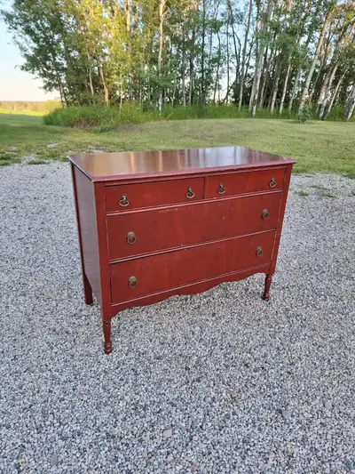 Antique Four Drawer Dresser, View more