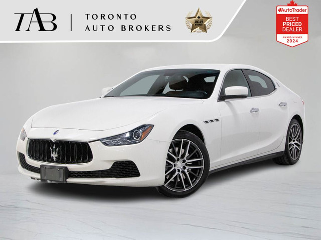 2014 Maserati Ghibli SQ4 |SUNROOF | NAV | BROWN INTERIOR | 19 IN in Cars & Trucks in Mississauga / Peel Region
