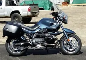 Black out engine option BMW hard pannier bags BMW windshield Corbin seat & stock seat included Well...