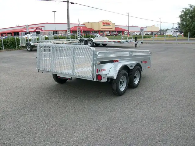 2025 K-Trail 66in. X 123in. 2 ESSIEUX PANEAU OUVRANTET RAMPE VTT in Cargo & Utility Trailers in Laval / North Shore - Image 6