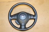 2008-2014 Subaru Impreza WRX Oem Leather Steering Wheel Airbag