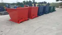 scrap tip hopper bins and custom welding delivery available