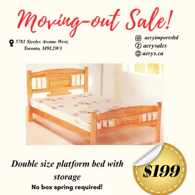 We’re moving out and it’s time to clear some space Select pieces are available now, and they won’t l...