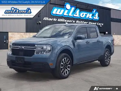 Look at this certified 2023 Ford Maverick Lariat AWD | Luxury PKG | Leather | Heated Seats + Steerin...