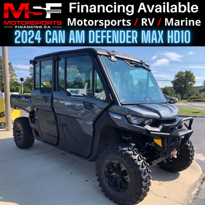 Welcome to Motorsports Financing - Kelowna! 2024 Can am Defender Max Limited Hd10