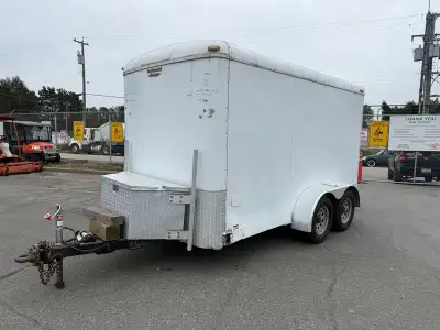 2016 Continental cargo Trailer. 12 foot with ramp gate and side door 6 feet wide tandem axle , pintl...