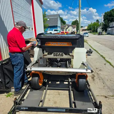 Stand On  Lawn Spreader / Sprayer, View more
