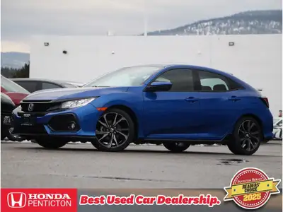 2017 HONDA CIVIC HATCHBACK SPORT - NO ACCIDENTS - ONE OWNER - BC VEHICLE - BACKUP CAMERA - HEATED FR...