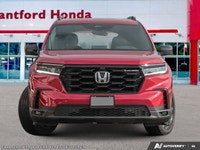 Introducing the all-new Radiant Red Metallic II 2025 Honda Pilot Black Edition, an SUV engineered to... (image 1)