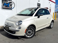 2013 Fiat 500 CONVERTIBLE LOUNGE-RED LEATHER-71KMS-CERTIFIED