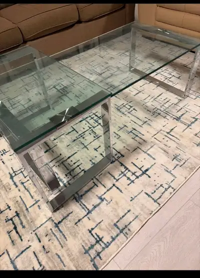 Glass Coffee Table. 2 pc, View more