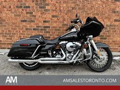 Beautiful Canadian Road Glide Special with an upgraded 21-inch spoke front wheel, Vance & Hines 2-in...