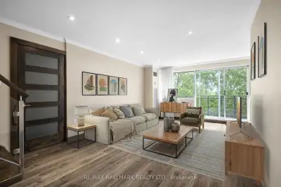 Rarely offered, this fully renovated 4-bedroom, 2 full-bathroom, 2-storey condo in prestigious Thorn...
