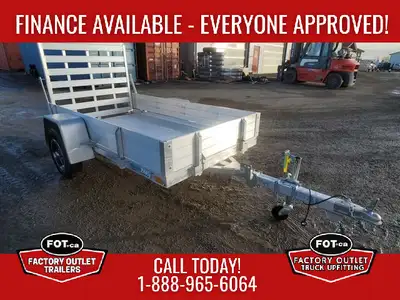Welcome to Factory Outlet Trailers! NEW 4.5x8ft CargoPro Aluminum Utility Trailer from Alcom - All A...